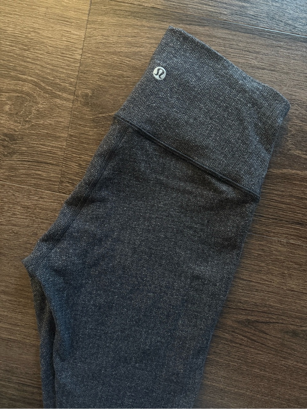lululemon dark grey herringbone leggings xs